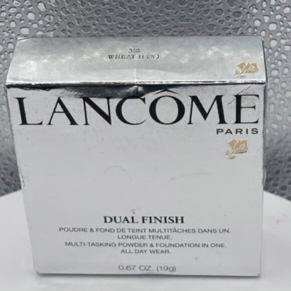 LANCOME - DUAL FINISH - MULTI TASKING POWDER & FOUNDATION -315 WHEAT II (W) - Picture 1 of 3